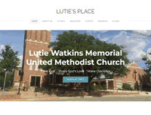 Tablet Screenshot of lutiesplace.com